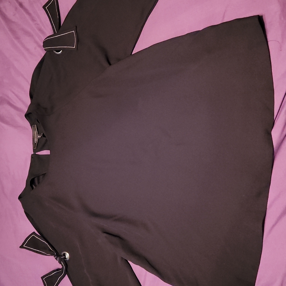 dark brown shirt blouse